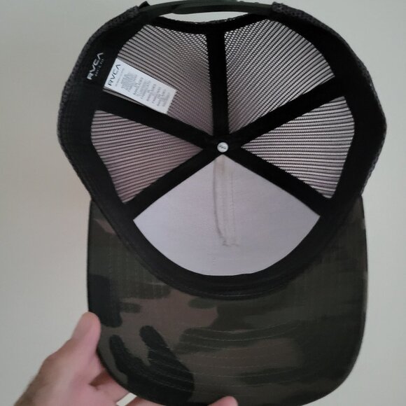 NEW RVCA HAT youth Camo All The Way Trucker youth boys kids - Picture 3 of 4